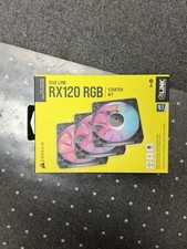 CORSAIR iCUE Link RX120 RGB 120mm PWM Fans with iCUE Link Hub CO-9051018-WW