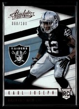 2016 Panini Absolute Spectrum Red Karl Joseph RC 060/100 Oakland Raiders #190