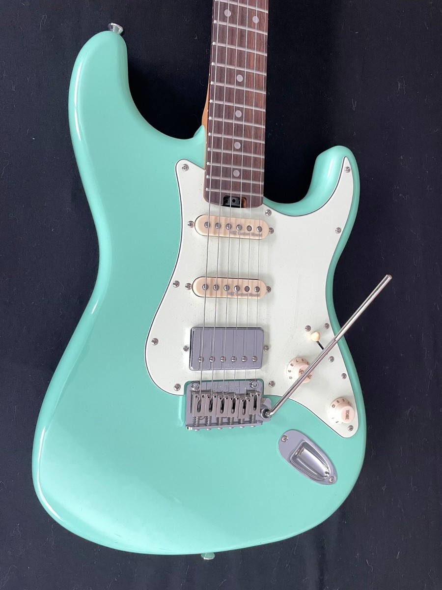 Harley Benton ST-MODERN HSS SFG Seafoam Green w/ Alnico PU's + Harley Benton ST-MODERN HSS SFG Seafoam Green w/ Alnico PU's +