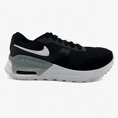 Nike Air Max System Black White Wolf Grey Mens Size Athletic