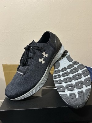 UNDER ARMOUR CHARGED BANDIT 3'STEALTH GREY SIZE 12 4E Wide Brand New