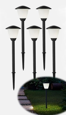 #ad MULANDI L07747 5 Pack Low Voltage LED Landscape Path Lights 12V 3000K Open Box $47.99