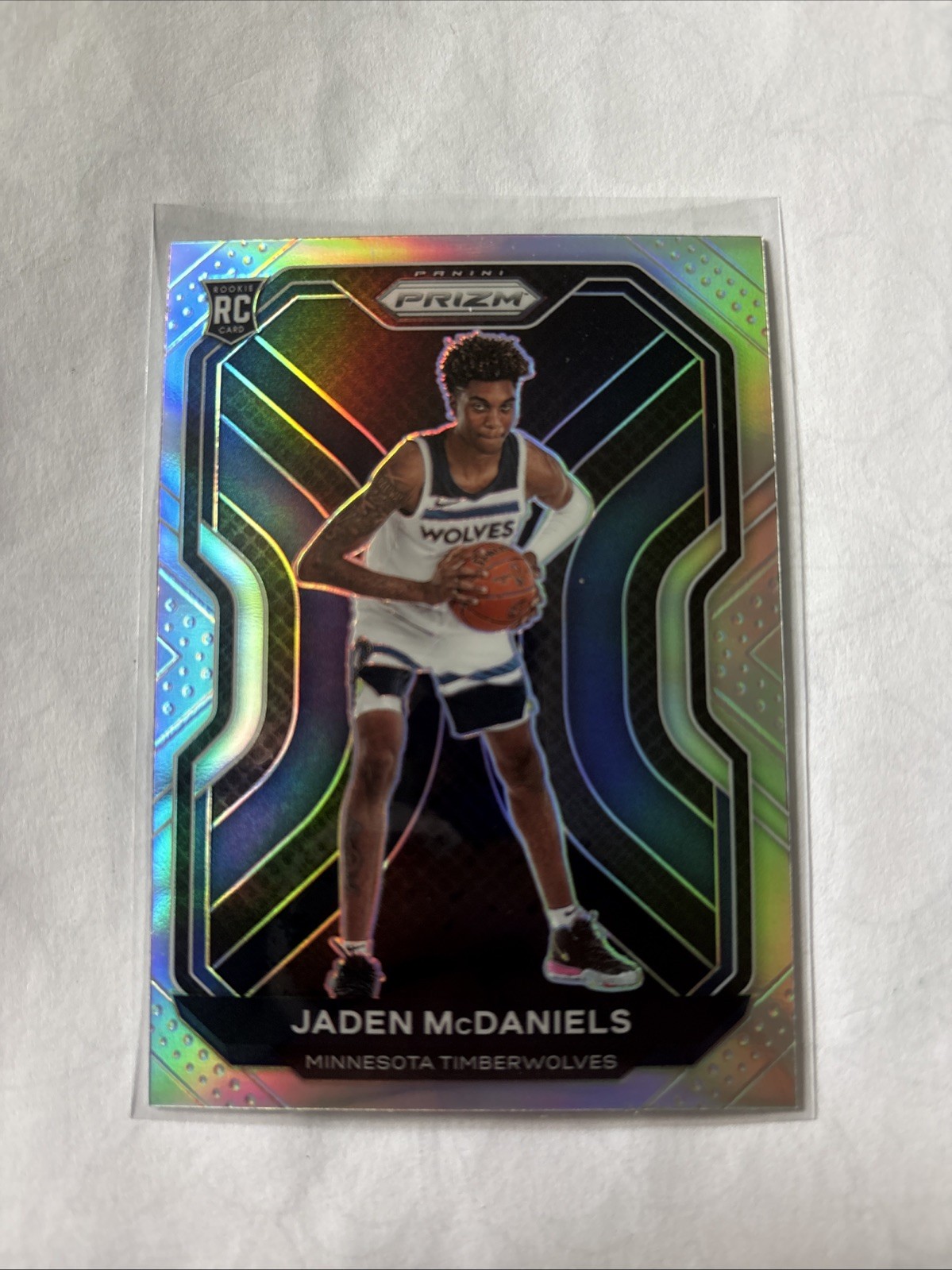 Jaden McDaniels 2020 Panini Prizm #277 Silver Rookie RC