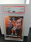 2024 Panini Prizm Bo Nix Orange Disco Prizm PSA 8