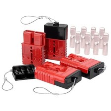 175A Battery Quick Connect/Disconnect, 1/0 AWG Wire Harness Plug, 12 4 Pack