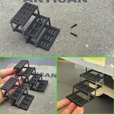 Folding Telescopic Staircase for 1/10 1/14 RC Crawler Car Traxxas TRX4 Drag Head