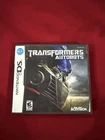 Transformers Autobots Nintendo DS Authentic Game Cartridge