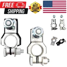 BATTERY TERMINAL | POSITIVE & NEGATIVE SET | OEM | Car Cable Connector Clamp ...