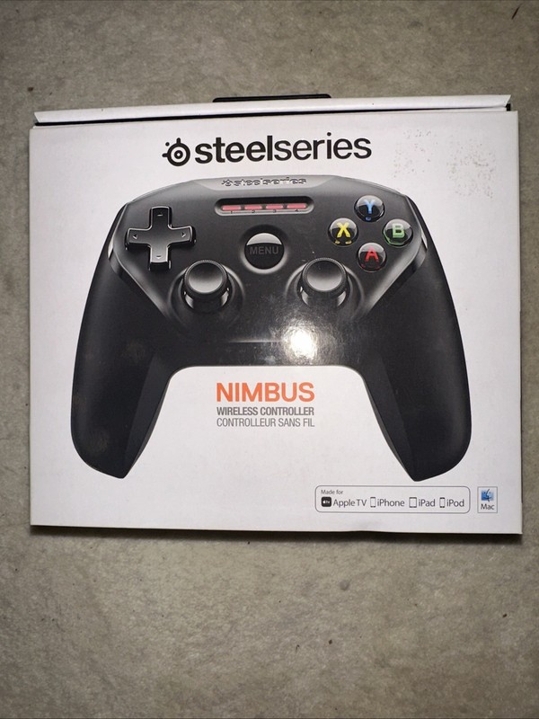 SteelSeries 69070 Nimbus Wireless Gaming Controller  Black  new 4  Apple