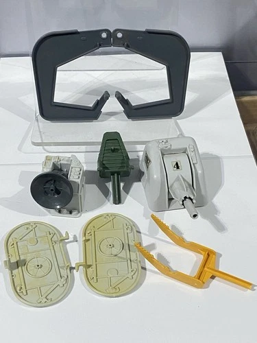 Vintage GI Joe USS Flagg Aircraft Carrier Original 1985 Parts Lot. spideegf