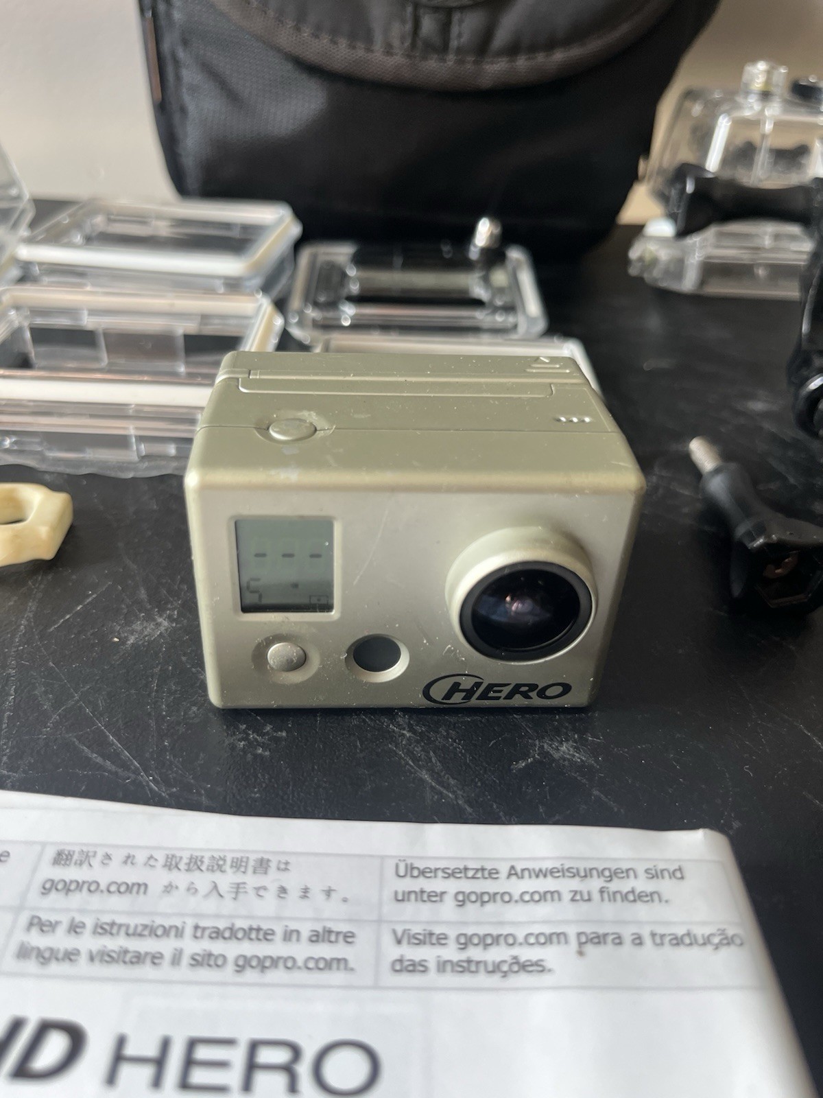 GoPro HERO 1st Gen Action Camera YHDC5170 LCD & BacPac w/Accessories ...