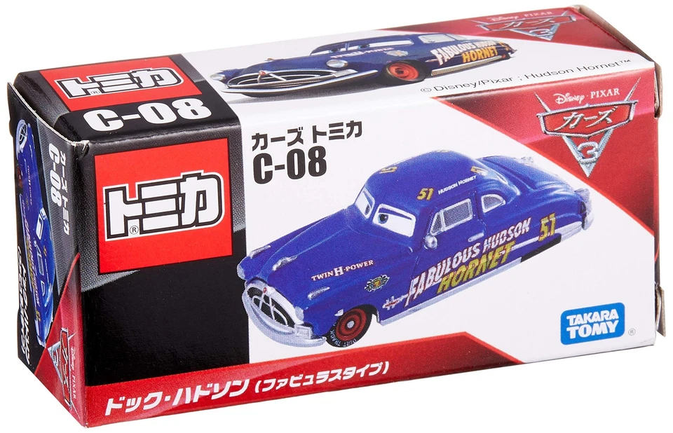 TAKARA TOMY Disney Cars Tomica C-8 Doc Hudson Fabuloso Tipo Miniatura Coche T 332 Foto 2 de 2