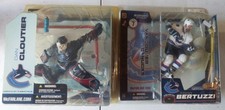 SET OF 2 McFarlane NHL Vancouver Canucks Figures TODD BERTUZZI/ DAN CLOUTIER NIB