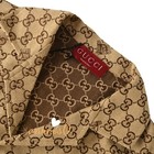 GUCCI GG Embroidered Horse Emblem Cuban-Collar Short-Sleeve Button-Down Shirt XL — photo 7