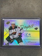 2024-25 SPx SuperScripts Autograph Jared Spurgeon Auto Minnesota Wild #SS-JS