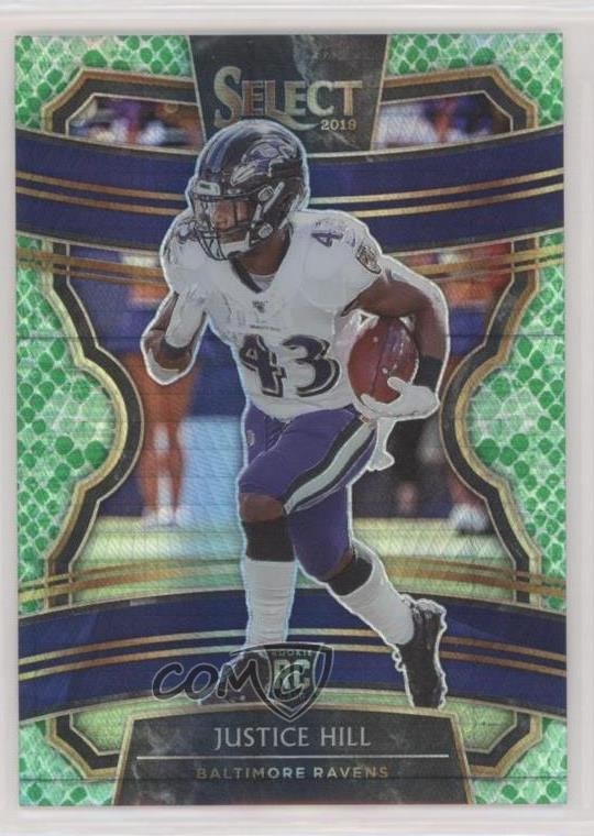 2019 Select Concourse Tmall Dragon Scale Prizm 56/88 Justice Hill Rookie RC 1m1a