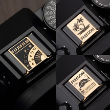 For Canon Sony Nikon Fuji and other Brass Hot Shoe Cover Shutter Button