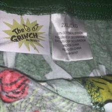 The Grinch Mens Boxers Size 2xl