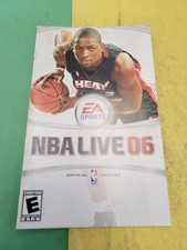 NBA Live 06 PS2 Playstation 2 MANUAL ONLY