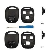 QIXIUBIA Replacement Keyless Entry Remote Lexus Keys Housing with s, 2 black