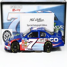 Mike Wallace 2007 autografiado #7 Geico Gecko Chevy Monte Carlo ¡EXRARO!!