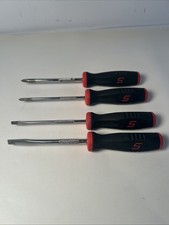 Bn959 Snap On Tools New Sgdx40 4pc Red Soft Grip Mini Screwdriver Set