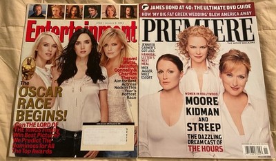 Entertainment Weekly 2004 Oscar Race & Premiere Magazine 2002 Rare