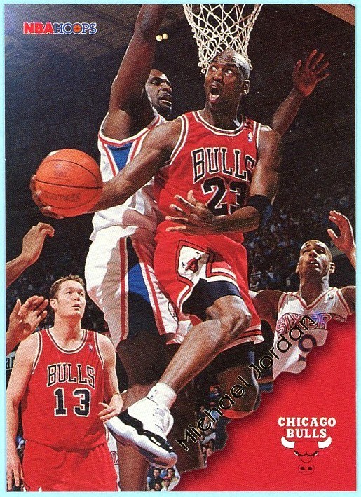 MICHAEL JORDAN 1996-97 Hoops #20