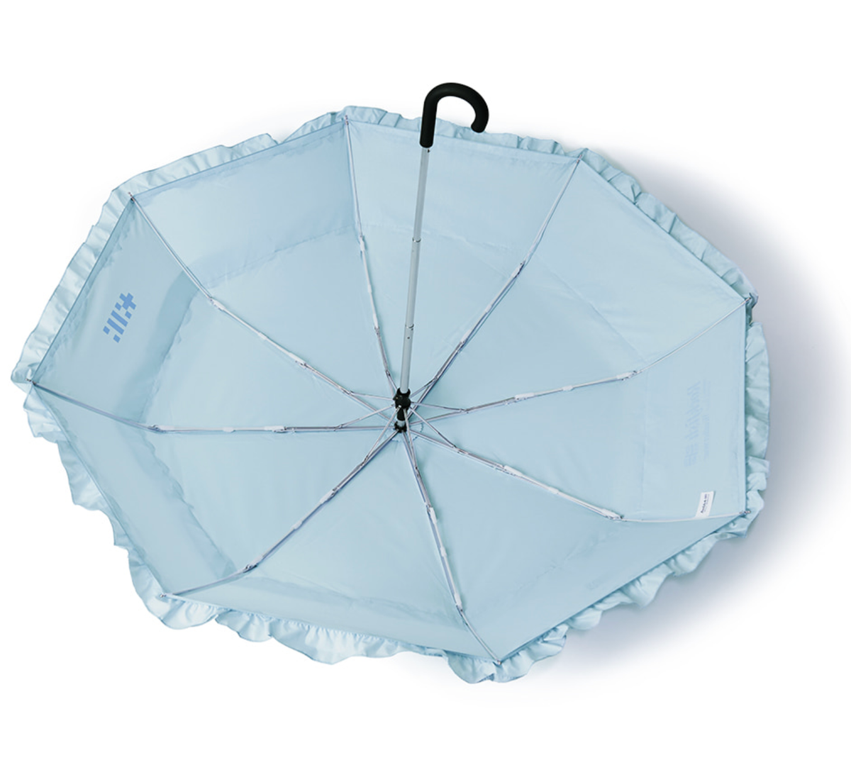 Rockfish Weatherwear x ILLIT Frill Umbrella Sky Blue K-Pop Limited