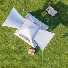 94x94x61" Pop Up Tent, Waterproof Windproof Family Camping, Hiking Cabin Tents