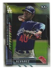 2016 Bowman Chrome Scouts' Top 100 Updates #BSU-YA Yadier Alvarez  