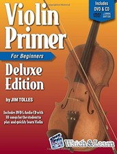 Violin Primer Book For Beginners Deluxe Edition with DVD and CD