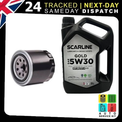 SERVICE KIT FOR RENAULT CLIO DUSTER LAGUNA LOGAN MEGANE  OIL 5W-30 5L & FILTER