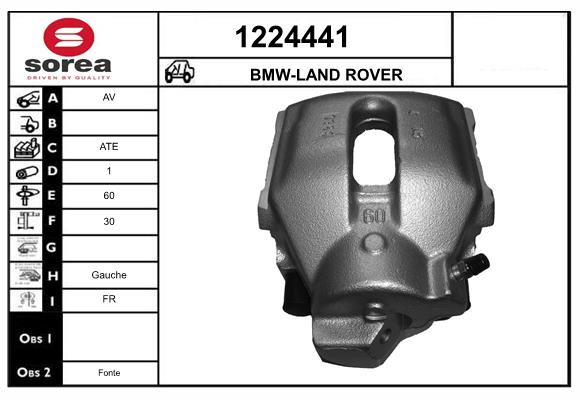 Étrier de frein SNRA 1224441 en aluminium pour restaurer un freinage fluide et sans sifflement