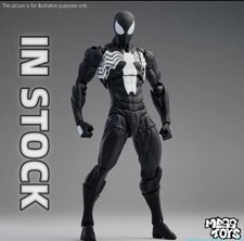 US Stock CT Toys Messtoys Symbiote Spider-Man Black Spider Action Figure Boxed