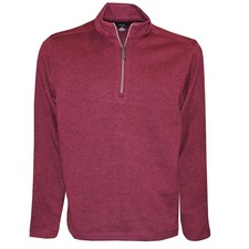 Greg Norman Golf Men's Hideaway 1/4 Zip Longsleeve Pullover Top, NEW