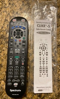 Remote Control Spectrum NEW CLIKR-5 CABLE BOX UR5U-8780L  UR5U-8790L  Remote OEM