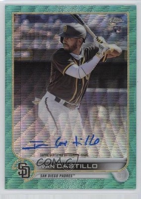 2022 Topps Chrome Rookie Aqua Wave Refractor 155/199 Ivan Castillo Auto RC 0t4u