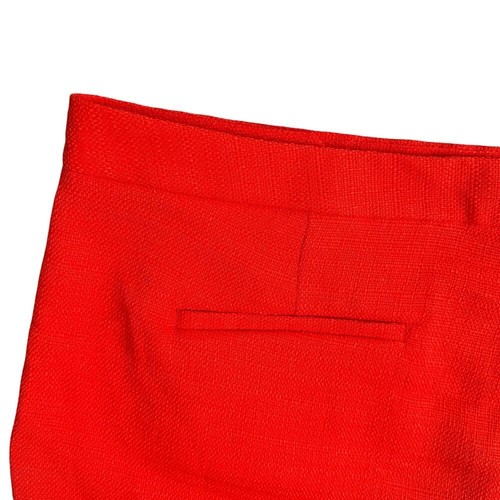 Banana Republic Tweed Shorts Women Size 18 Orange Sailor Nautical Minimalist NEW - Picture 6 of 11
