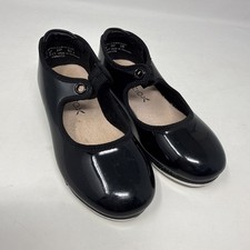 Capezio Tap Dance Shoes Black Size 9 W Youth Child Tele Tone Tap No Ties