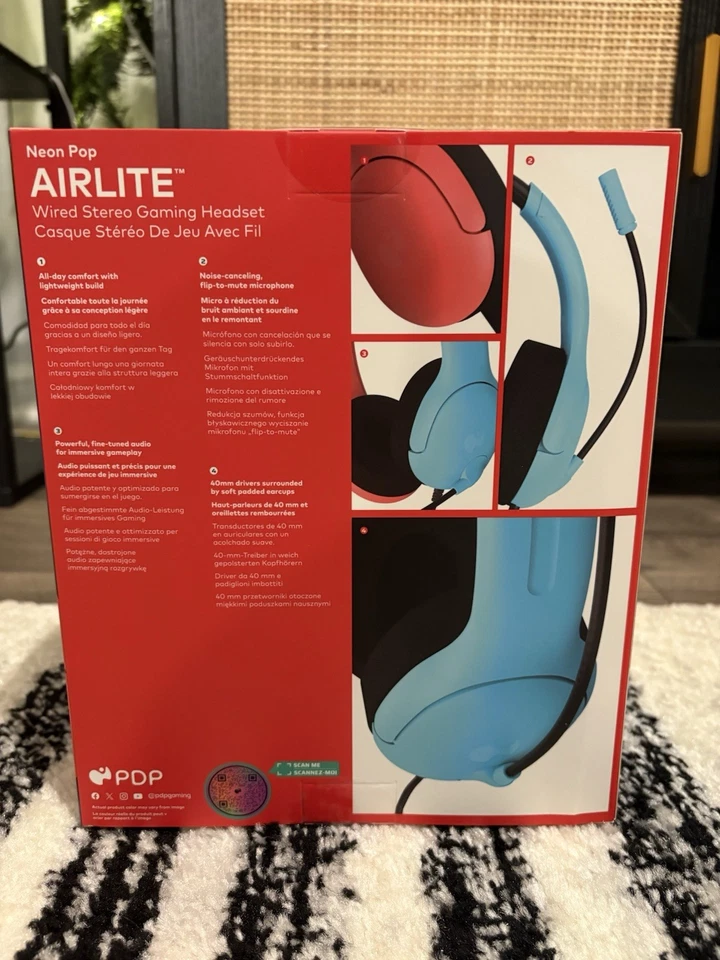 Nintendo Switch Airlite Wired PDP Headset, ***BRAND NEW!!! Sealed Box! - Image 3 of 4
