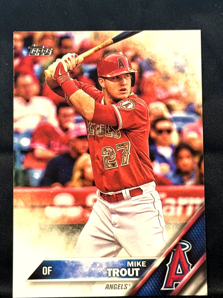 Topps Mike Trout 2016 Season Baseball Sports Trading Cards
