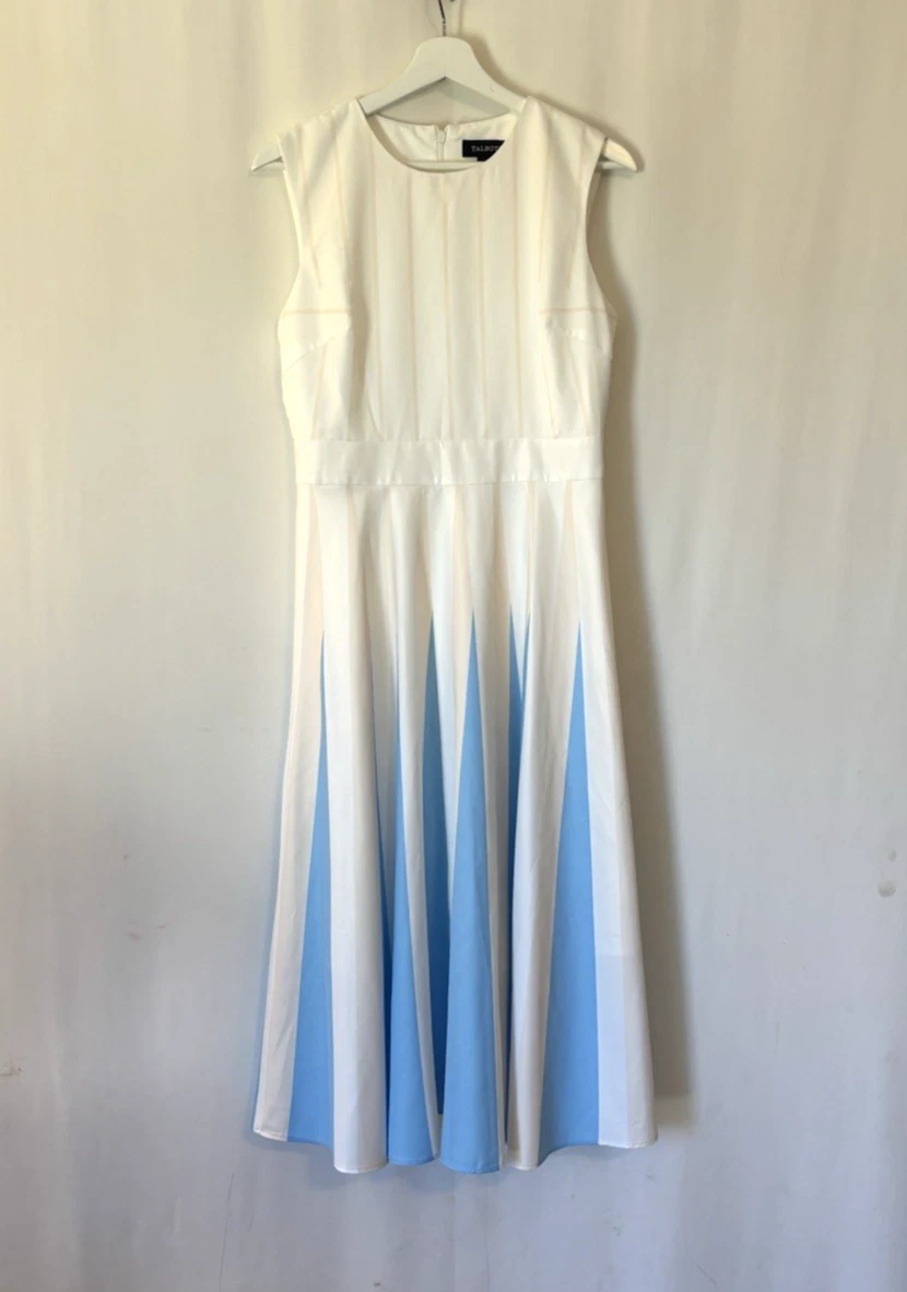 sachin and babi light blue dress Talbots French Terry Mockneck Dress in Blue main image 0