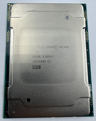 LOT OF (5) Intel Xeon Silver 4210 2.2GHz 10 Core 13.75MB 85W 2nd Gen SRFBL