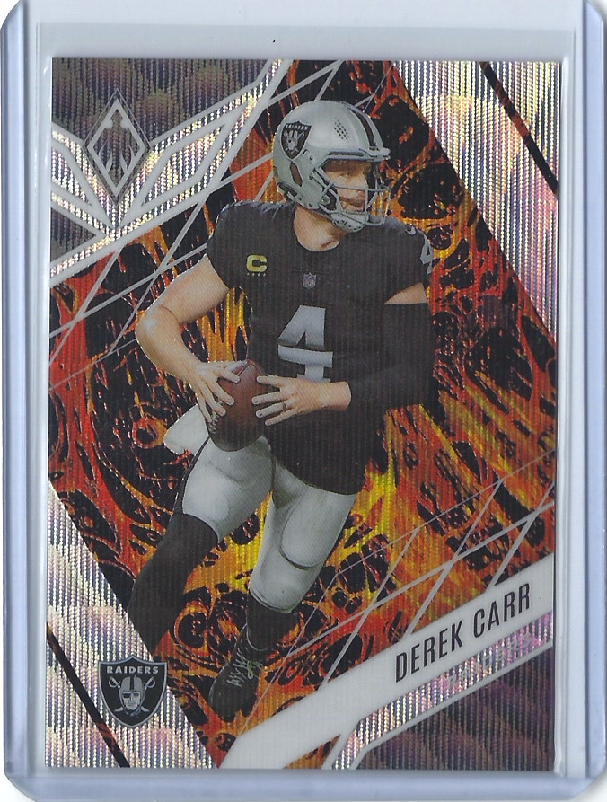2022 Panini Phoenix - Derek Carr Lava /175 #46 Raiders