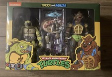 NECA TMNT - Tokka and Rahzar - Action Figures 2-pack - Cartoon NEW