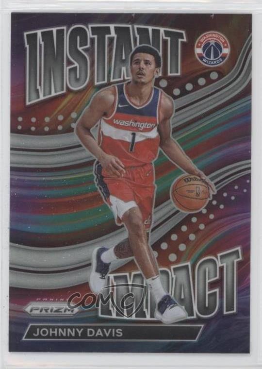 2022-23 Panini Prizm Instant Impact Silver Prizm Johnny Davis #13 14tx