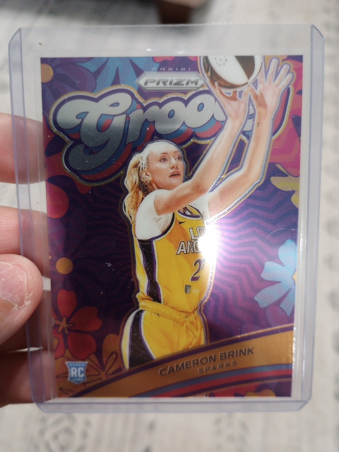 2024 Panini Prizm WNBA - Groovy Cameron Brink #7 (RC)