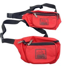 Vintage McDonalds Collectors Club Red Waist Bags Set Of 2 Adjustable Strap