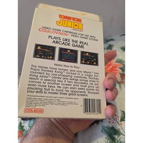 Donkey Kong Junior for the ColecoVision video game console, released in 1983